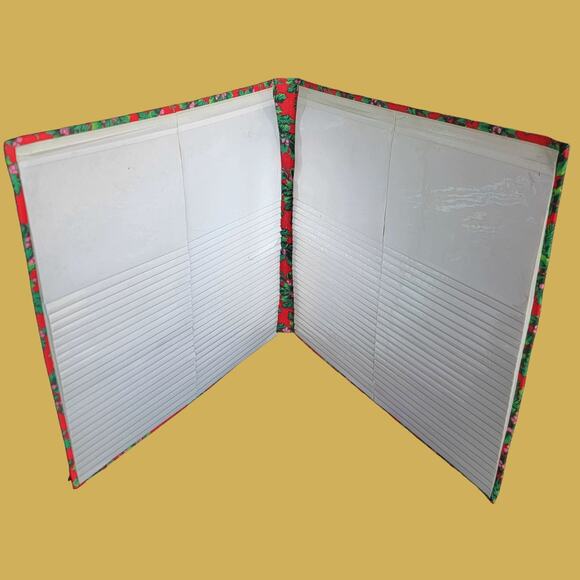 Vintage 1990s Fabric Christmas Applique 100 Photo Album - Picture 3 of 5